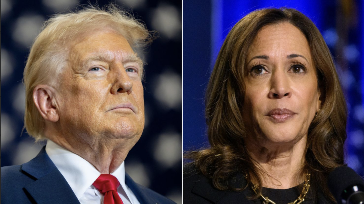 Former President Donald Trump and Vice President Kamala Harris